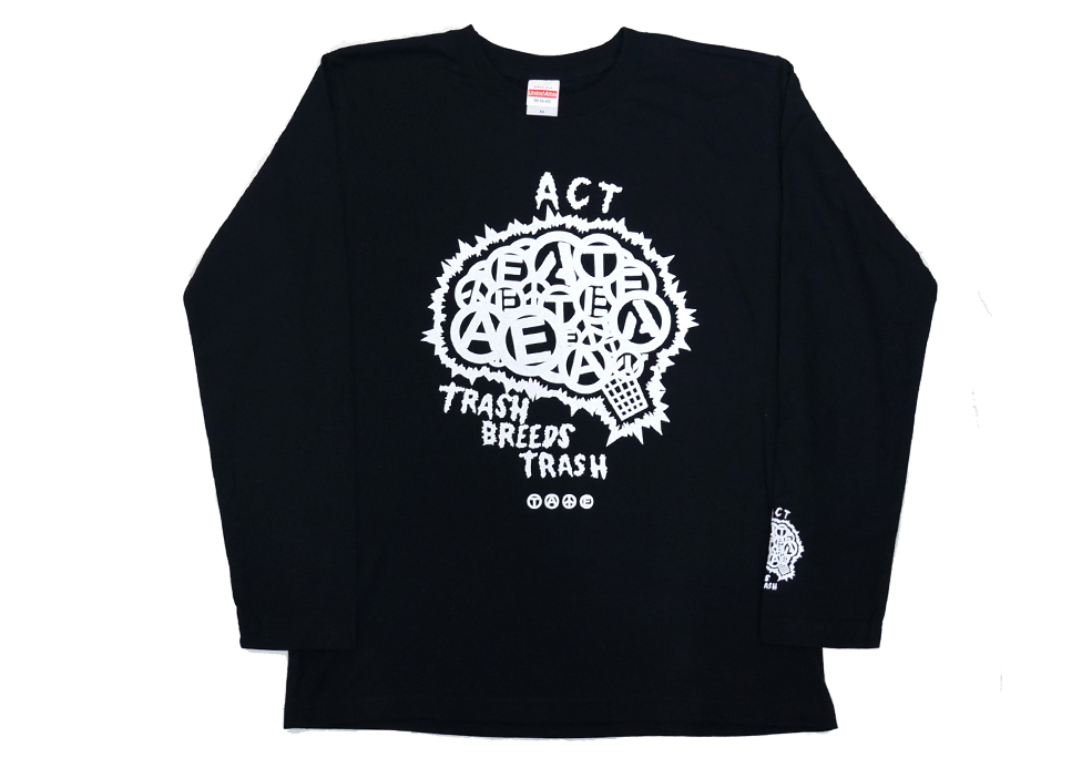 TRASH BREEDS TRASH X ACT VOL.3 -BRAIN LONG TEE-