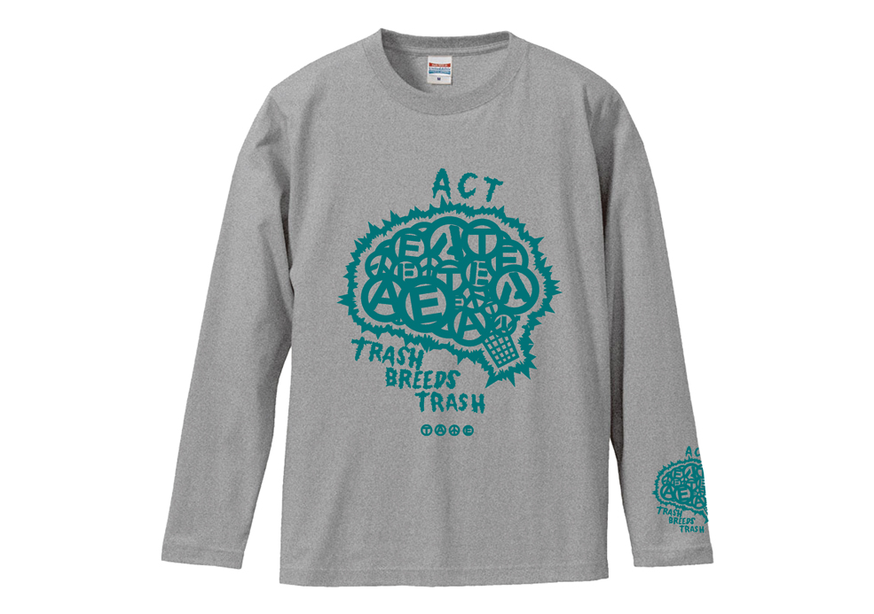 TRASH BREEDS TRASH X ACT VOL.3 -BRAIN LONG TEE-