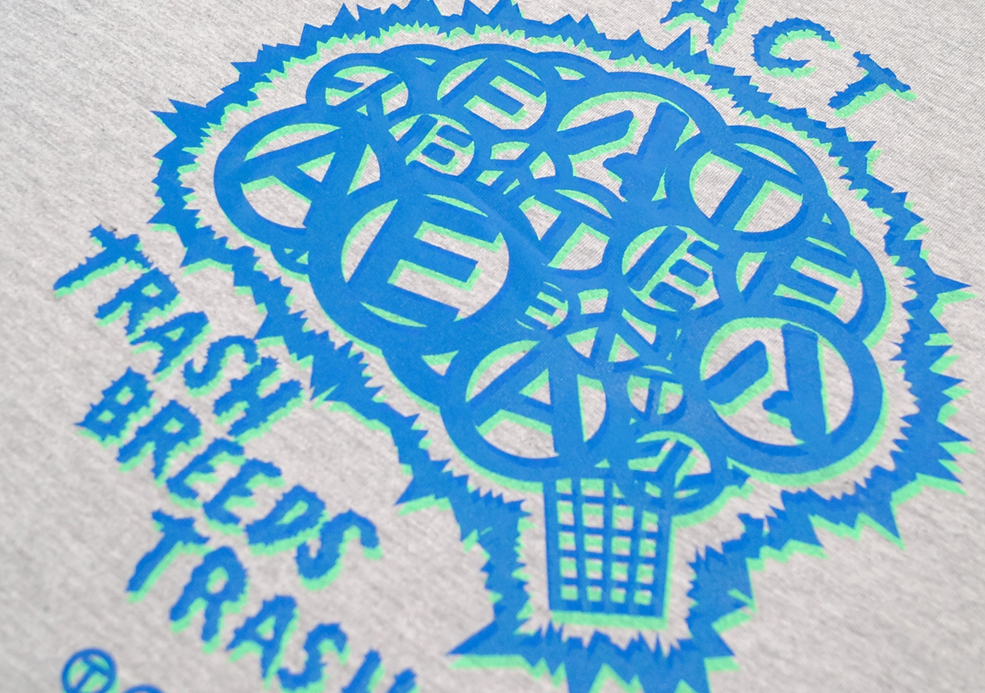 TRASH BREEDS TRASH X ACT VOL.3 -BRAIN TEE-