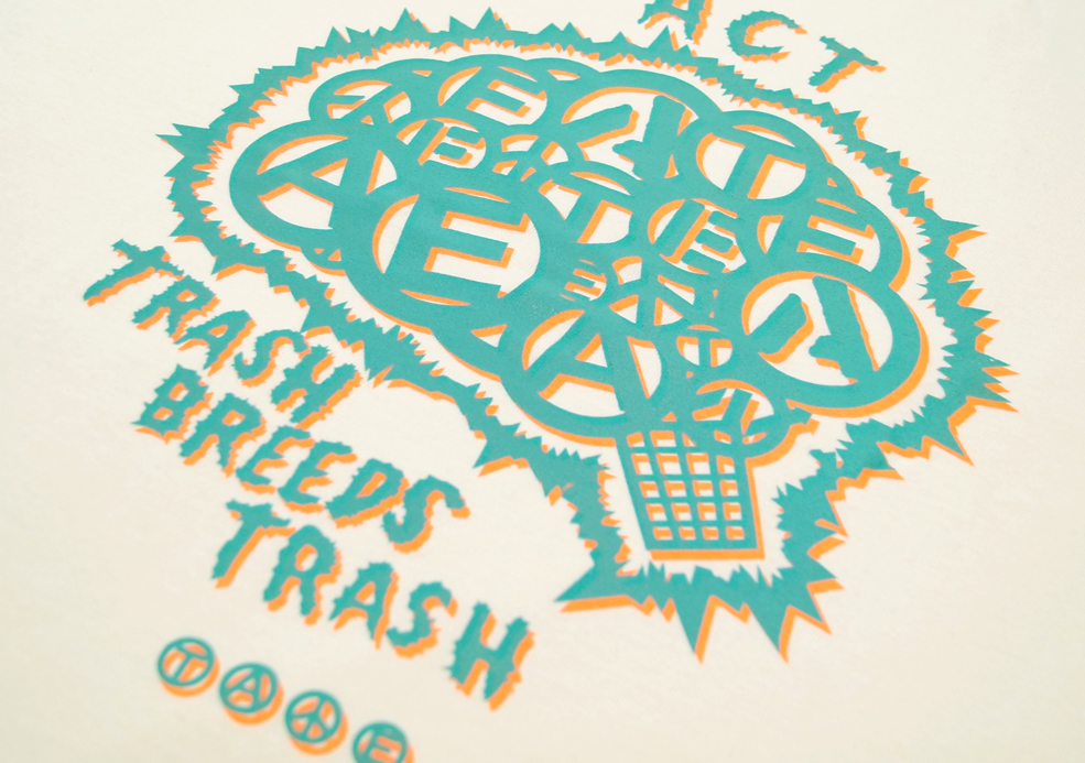 TRASH BREEDS TRASH X ACT VOL.3 -BRAIN TEE-