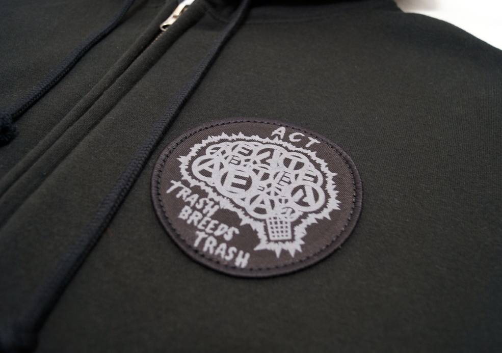 TRASH BREEDS TRASH X ACT VOL.3 -BRAIN ZIP HOOD-
