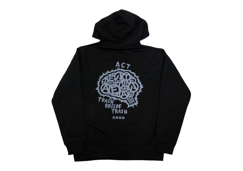 TRASH BREEDS TRASH X ACT VOL.3 -BRAIN ZIP HOOD-
